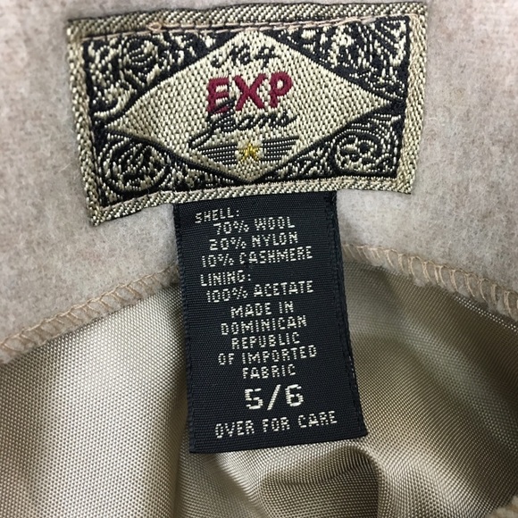 EXPRESS Vintage Skirt Maxi Wool Cashmere Fringe Wrap Southwestern Ranch Style 6 - Picture 7 of 9